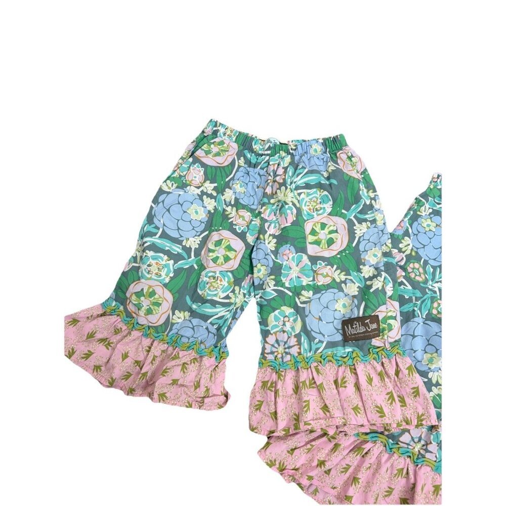 Matilda Jane MATCHING Robin Ruffles House of Clouds Pull On Ruffle Pants 4/6 - Picture 2 of 6